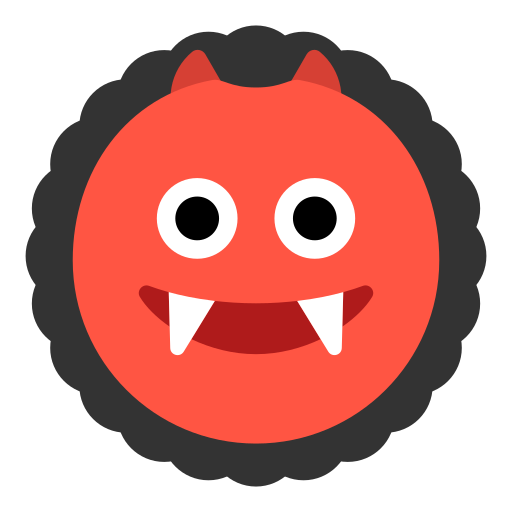 How emoji ogre displayed on Toss Face