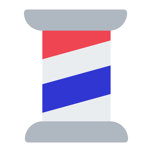 How emoji barber pole displayed on Toss Face