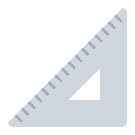 How emoji triangular ruler displayed on Toss Face