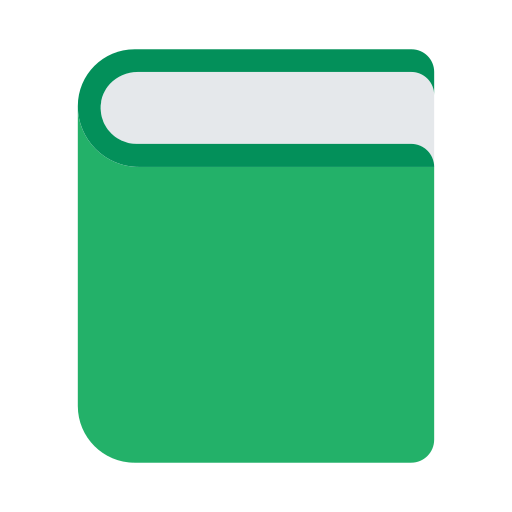 How emoji green book displayed on Toss Face