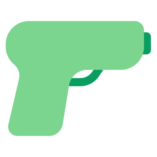 How emoji water pistol displayed on Toss Face