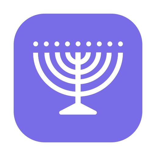 How emoji menorah displayed on Toss Face