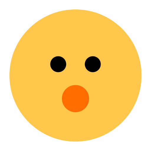 How emoji face with open mouth displayed on Toss Face