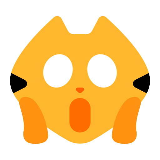 How emoji weary cat displayed on Toss Face