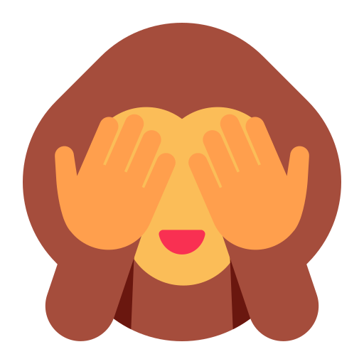 How emoji see-no-evil monkey displayed on Toss Face