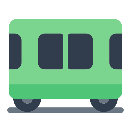 How emoji railway car displayed on Toss Face