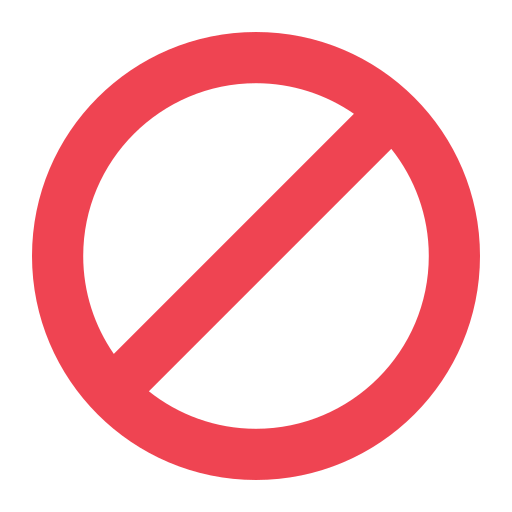 How emoji prohibited displayed on Toss Face