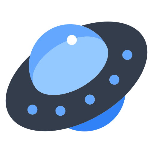 How emoji flying saucer displayed on Toss Face