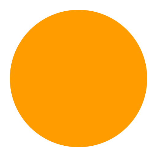 How emoji orange circle displayed on Toss Face