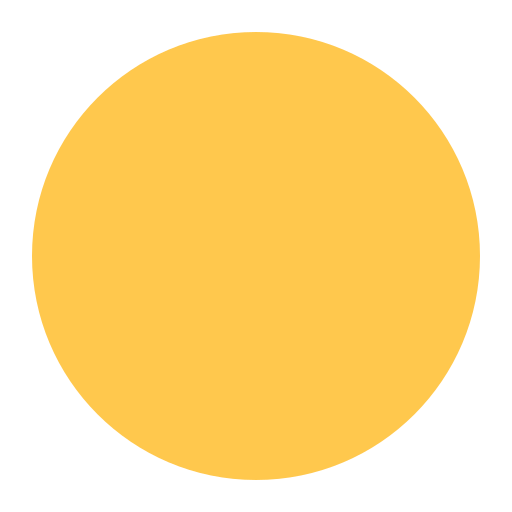 How emoji yellow circle displayed on Toss Face