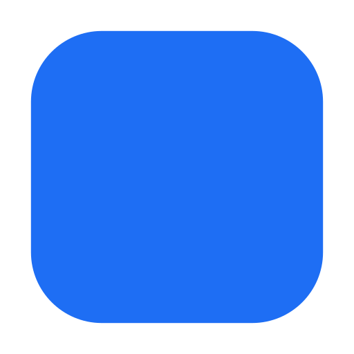 How emoji blue square displayed on Toss Face