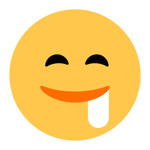 How emoji drooling face displayed on Toss Face