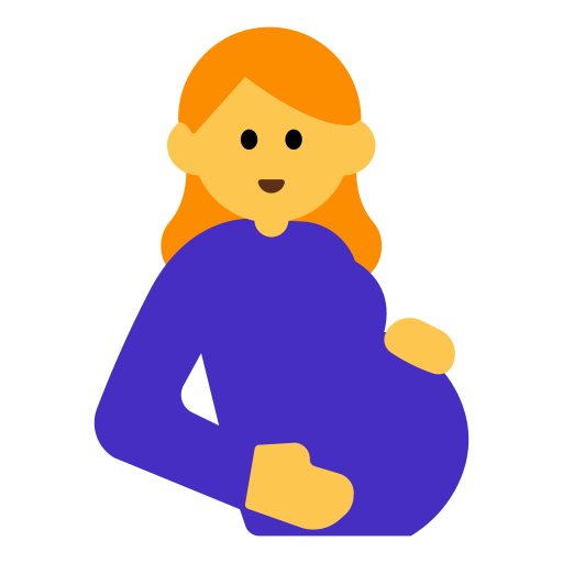 How emoji pregnant woman displayed on Toss Face