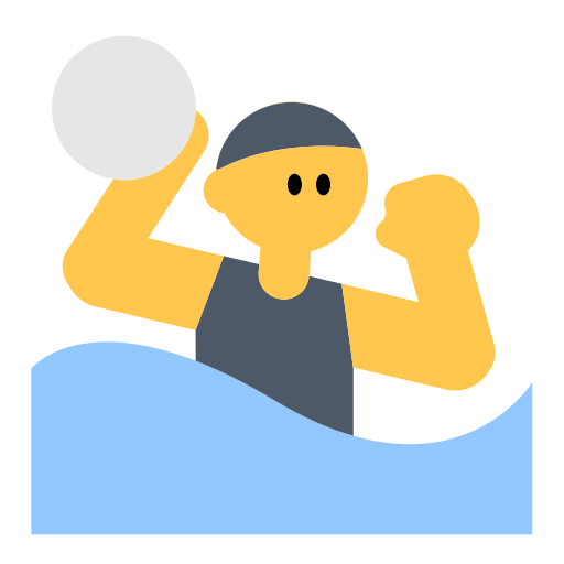 How emoji person playing water polo displayed on Toss Face