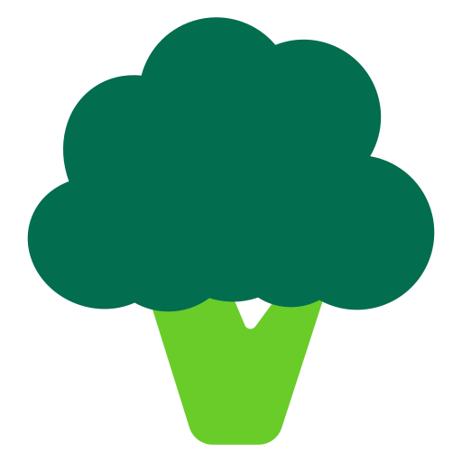 How emoji broccoli displayed on Toss Face