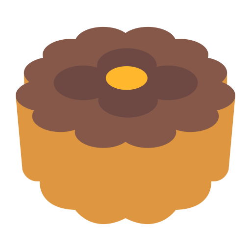 How emoji moon cake displayed on Toss Face