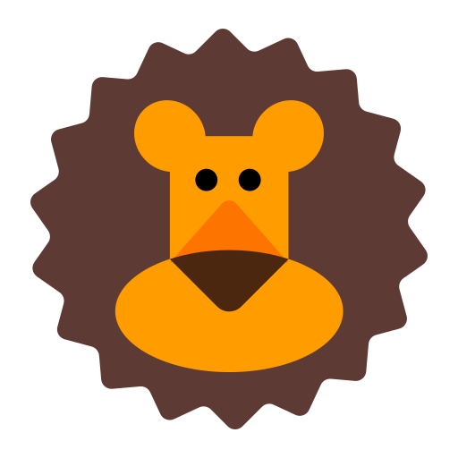 How emoji lion displayed on Toss Face