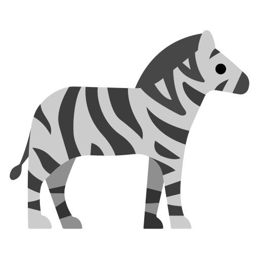 How emoji zebra displayed on Toss Face