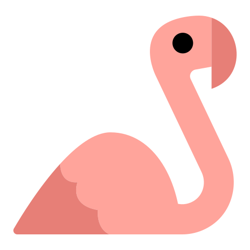 How emoji flamingo displayed on Toss Face