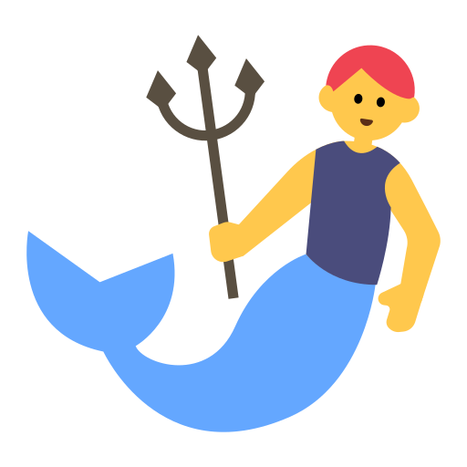 How emoji merperson displayed on Toss Face