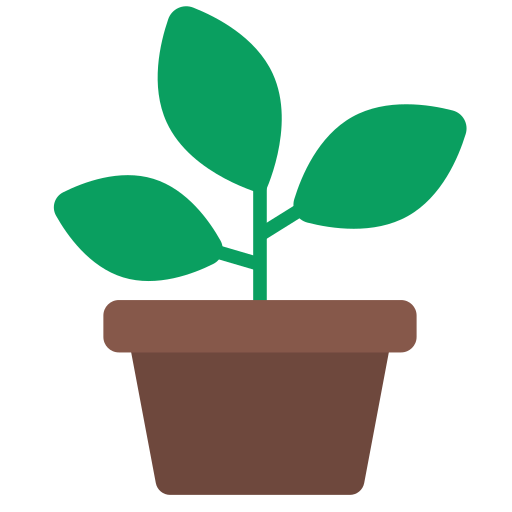 How emoji potted plant displayed on Toss Face