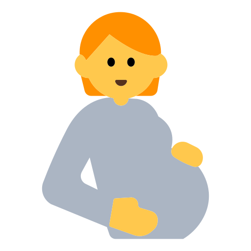 How emoji pregnant person displayed on Toss Face