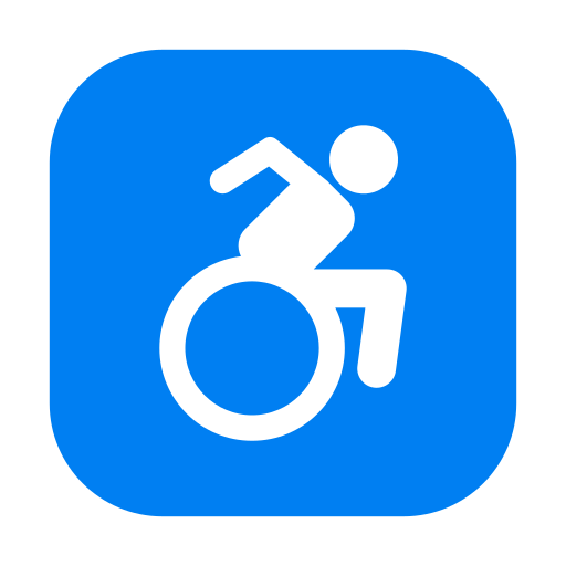 How emoji wheelchair symbol displayed on Toss Face