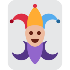 How emoji joker displayed on Twitter