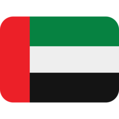 How emoji flag: United Arab Emirates displayed on Twitter