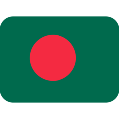 How emoji flag: Bangladesh displayed on Twitter