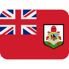 How emoji flag: Bermuda displayed on Twitter