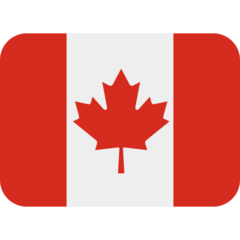 How emoji flag: Canada displayed on Twitter