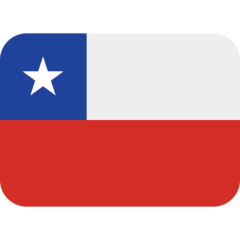 How emoji flag: Chile displayed on Twitter