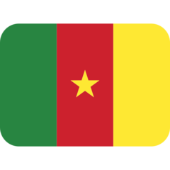 How emoji flag: Cameroon displayed on Twitter