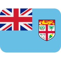 How emoji flag: Fiji displayed on Twitter