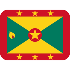 How emoji flag: Grenada displayed on Twitter