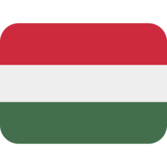 How emoji flag: Hungary displayed on Twitter