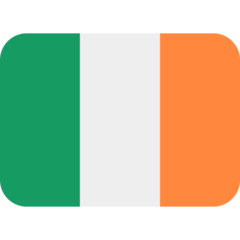 How emoji flag: Ireland displayed on Twitter