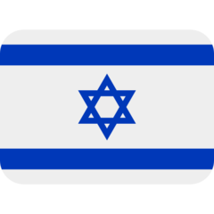 How emoji flag: Israel displayed on Twitter