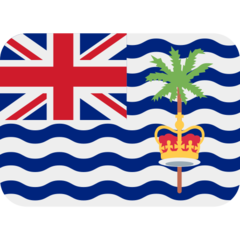 How emoji flag: British Indian Ocean Territory displayed on Twitter