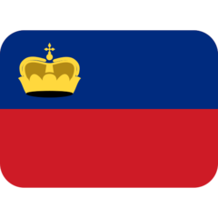 How emoji flag: Liechtenstein displayed on Twitter