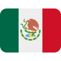 How emoji flag: Mexico displayed on Twitter