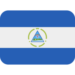 How emoji flag: Nicaragua displayed on Twitter