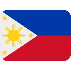 How emoji flag: Philippines displayed on Twitter