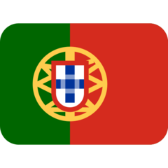 How emoji flag: Portugal displayed on Twitter