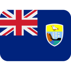 How emoji flag: St. Helena displayed on Twitter