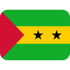 How emoji flag: São Tomé & Príncipe displayed on Twitter