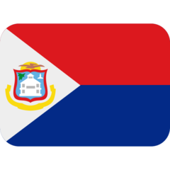 How emoji flag: Sint Maarten displayed on Twitter