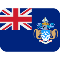 How emoji flag: Tristan da Cunha displayed on Twitter