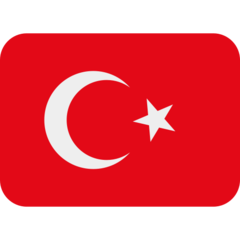 How emoji flag: Turkey displayed on Twitter